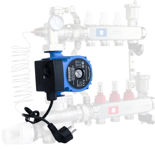 Циркуляционный насос ZEGOR бесшумный 25/60, 130мм Циркуляционный насос ZEGOR бесшумный 25/60, 130мм